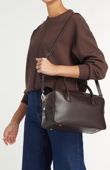  George Hogg Kadın Acı Kahve Deri Çanta