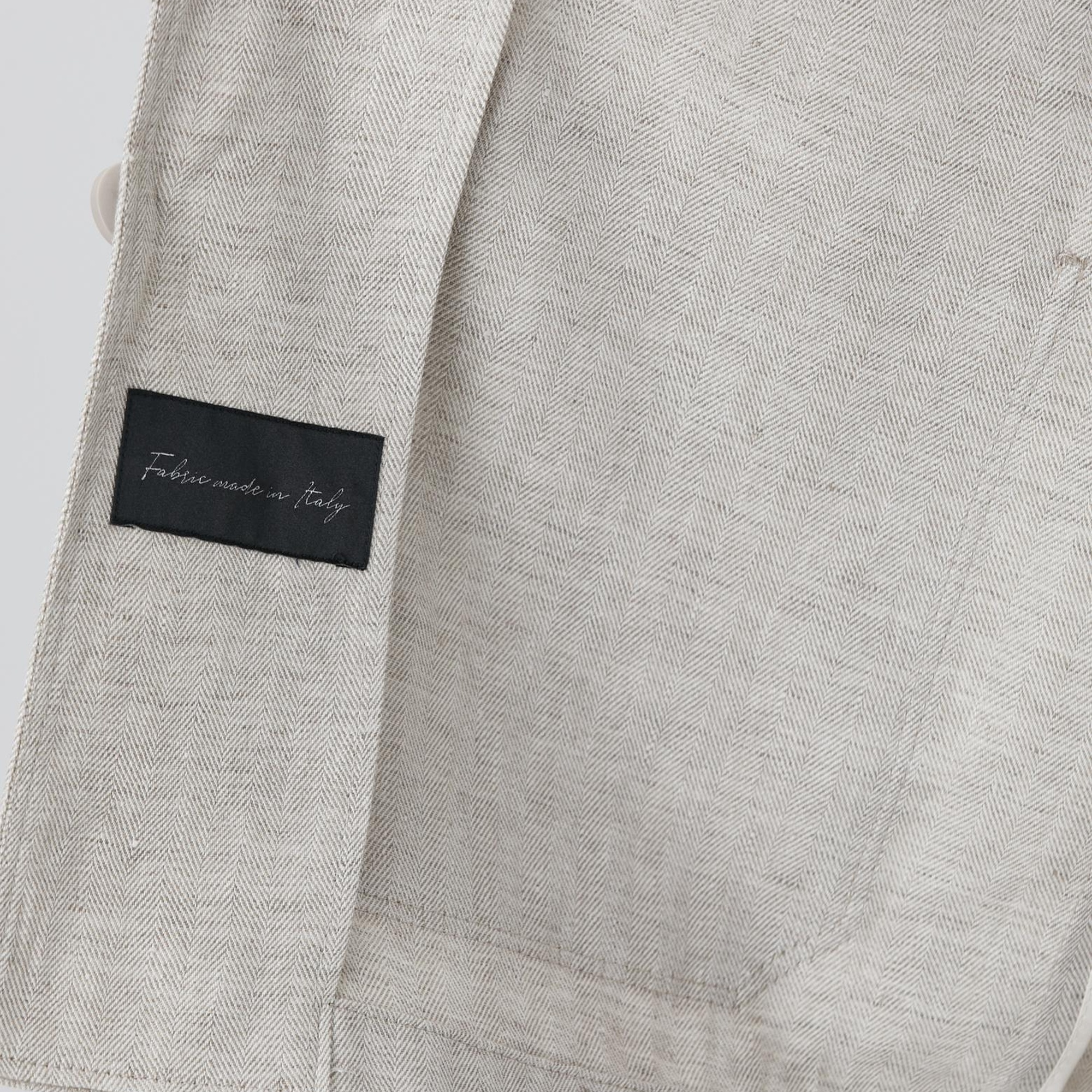 Network Erkek Bej Keten Ceket