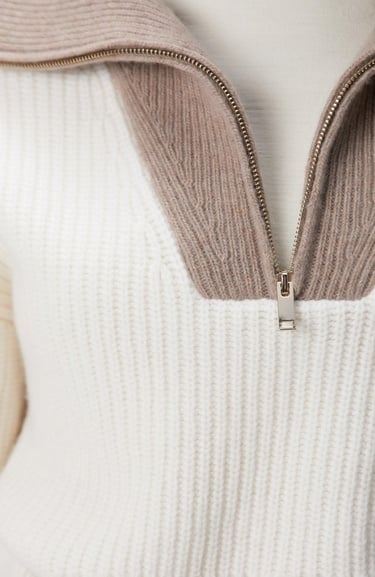  Network Kadın Limited Kırık Beyaz Yün Kazak