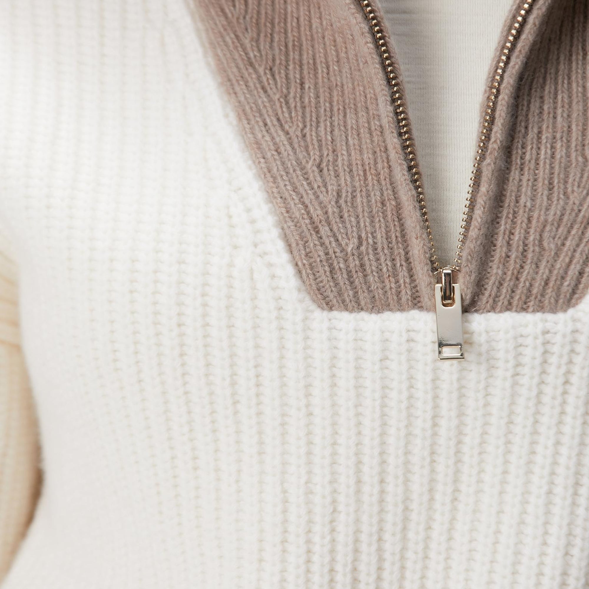 Network Kadın Limited Kırık Beyaz Yün Kazak