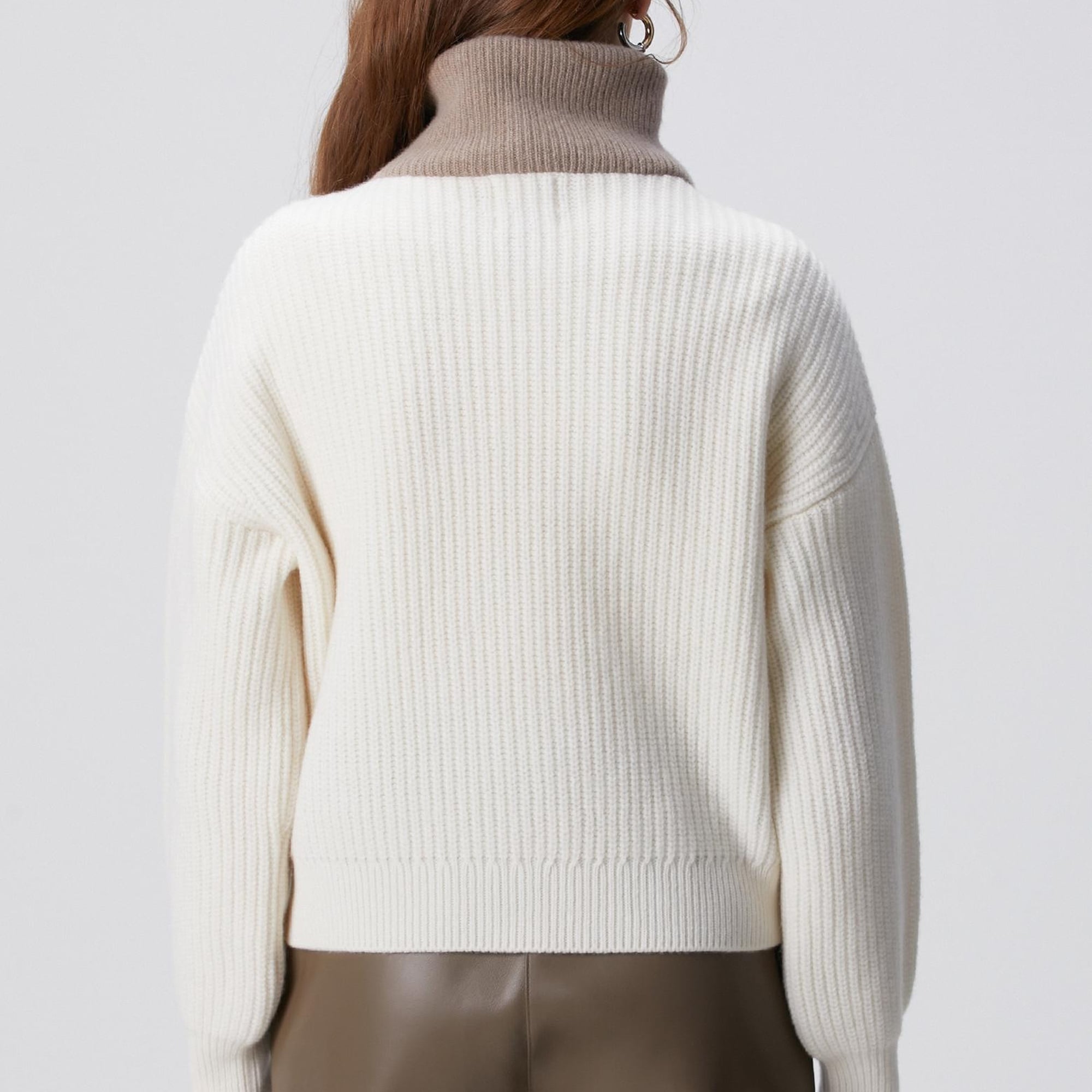 Network Kadın Limited Kırık Beyaz Yün Kazak