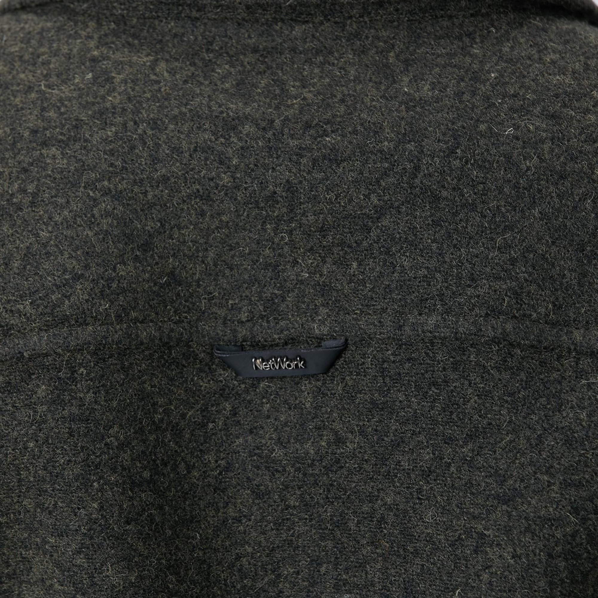 Network Erkek Haki Yün Karışımlı Dış Gömlek