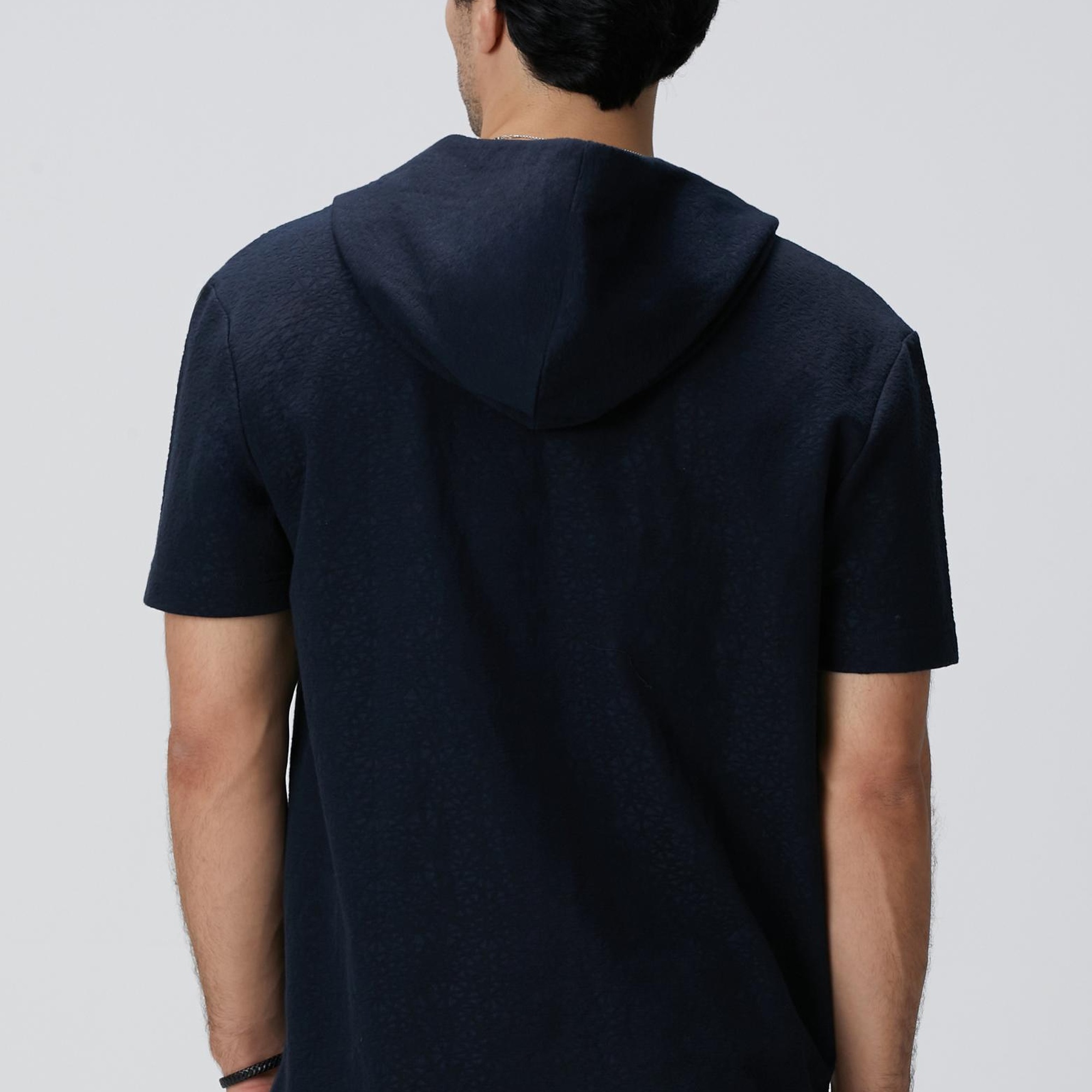 Network Erkek Siyah Jakarlı Gömlek