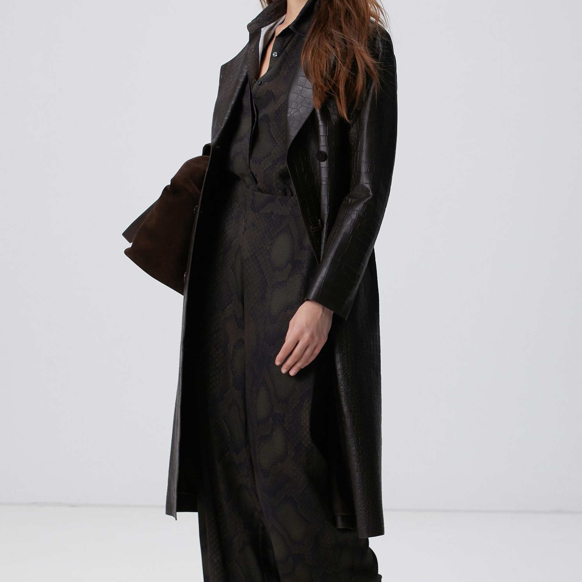 Network Kadın Haki Desenli Gömlek