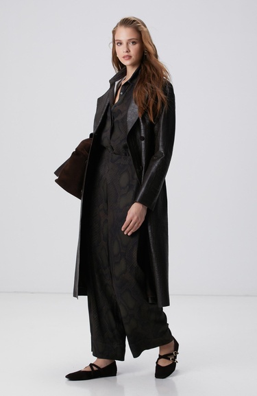  Network Kadın Haki Desenli Gömlek