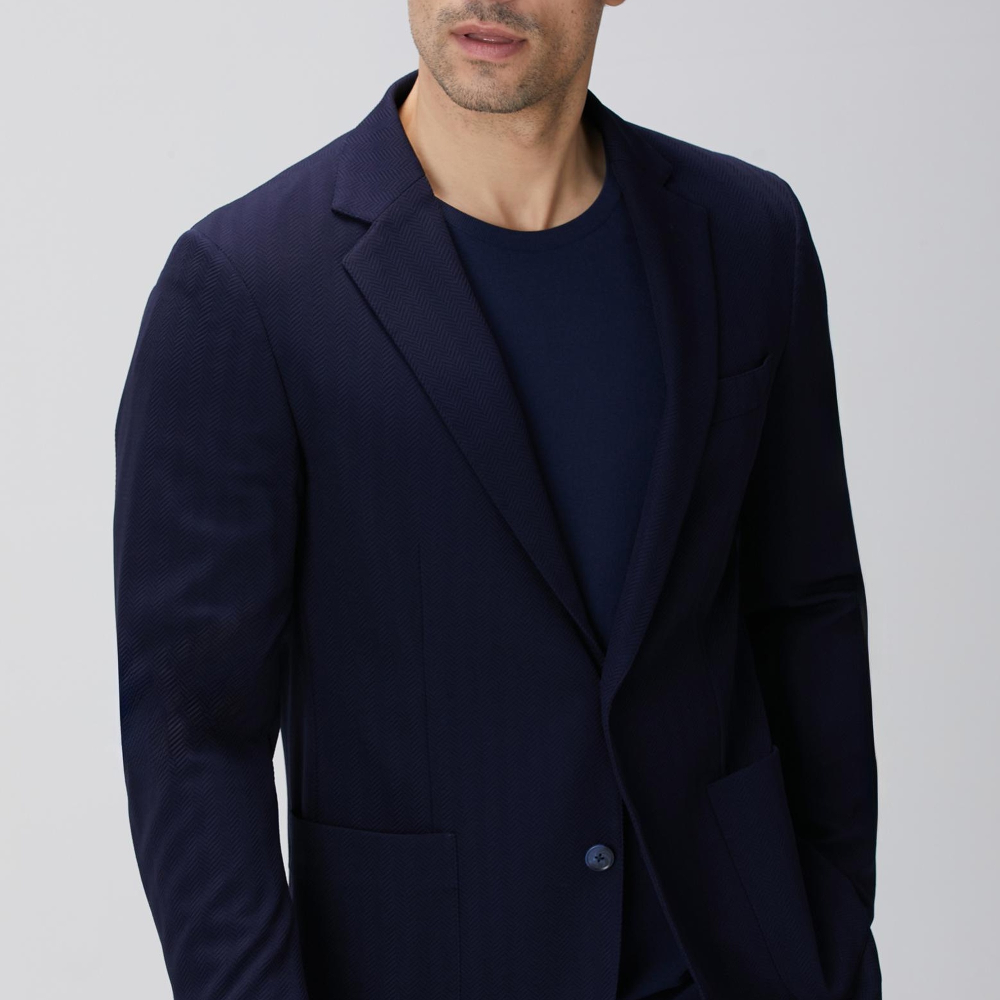 Network Erkek Lacivert Traveller Ceket