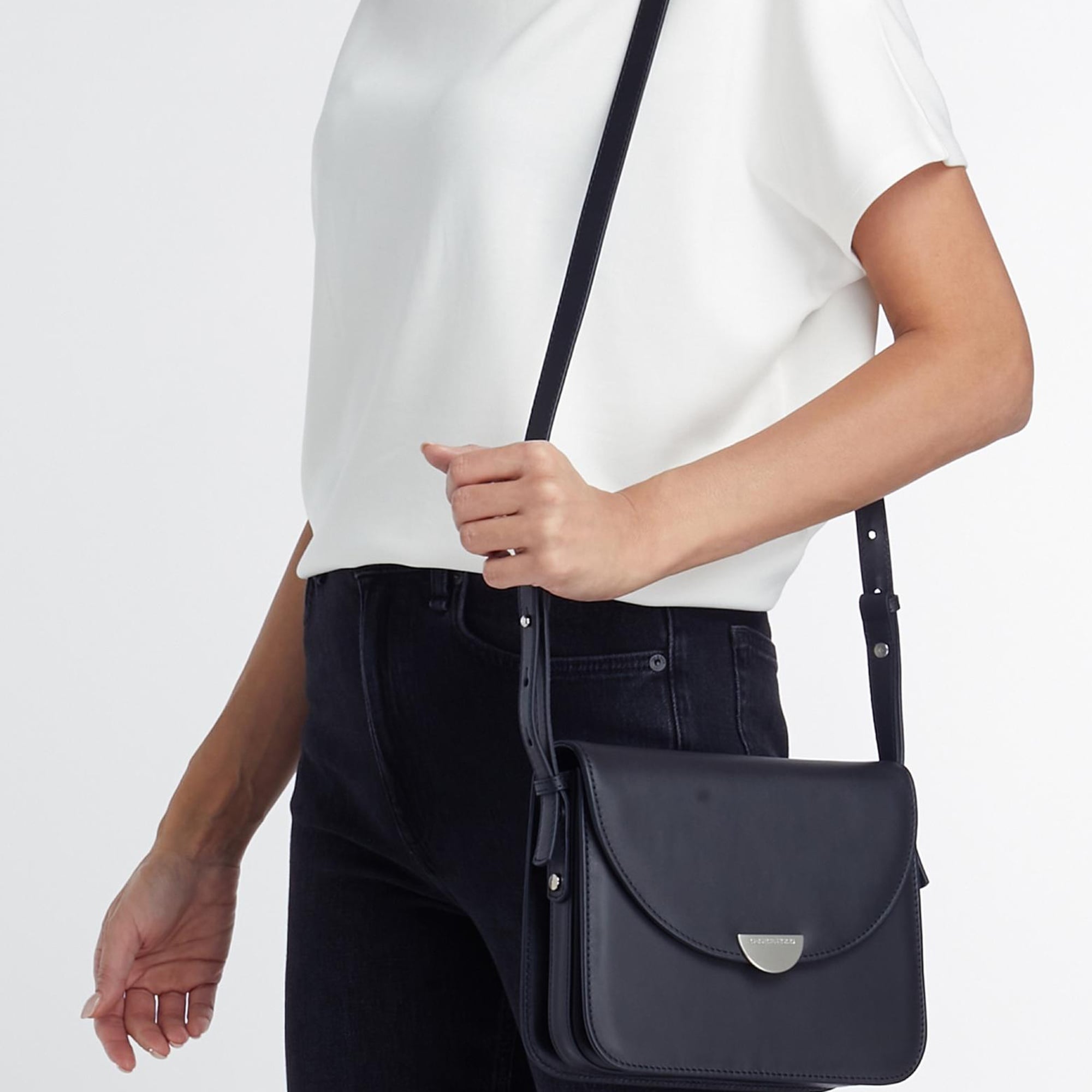 George Hogg Kadın Siyah Deri Çanta