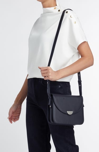  George Hogg Kadın Siyah Deri Çanta