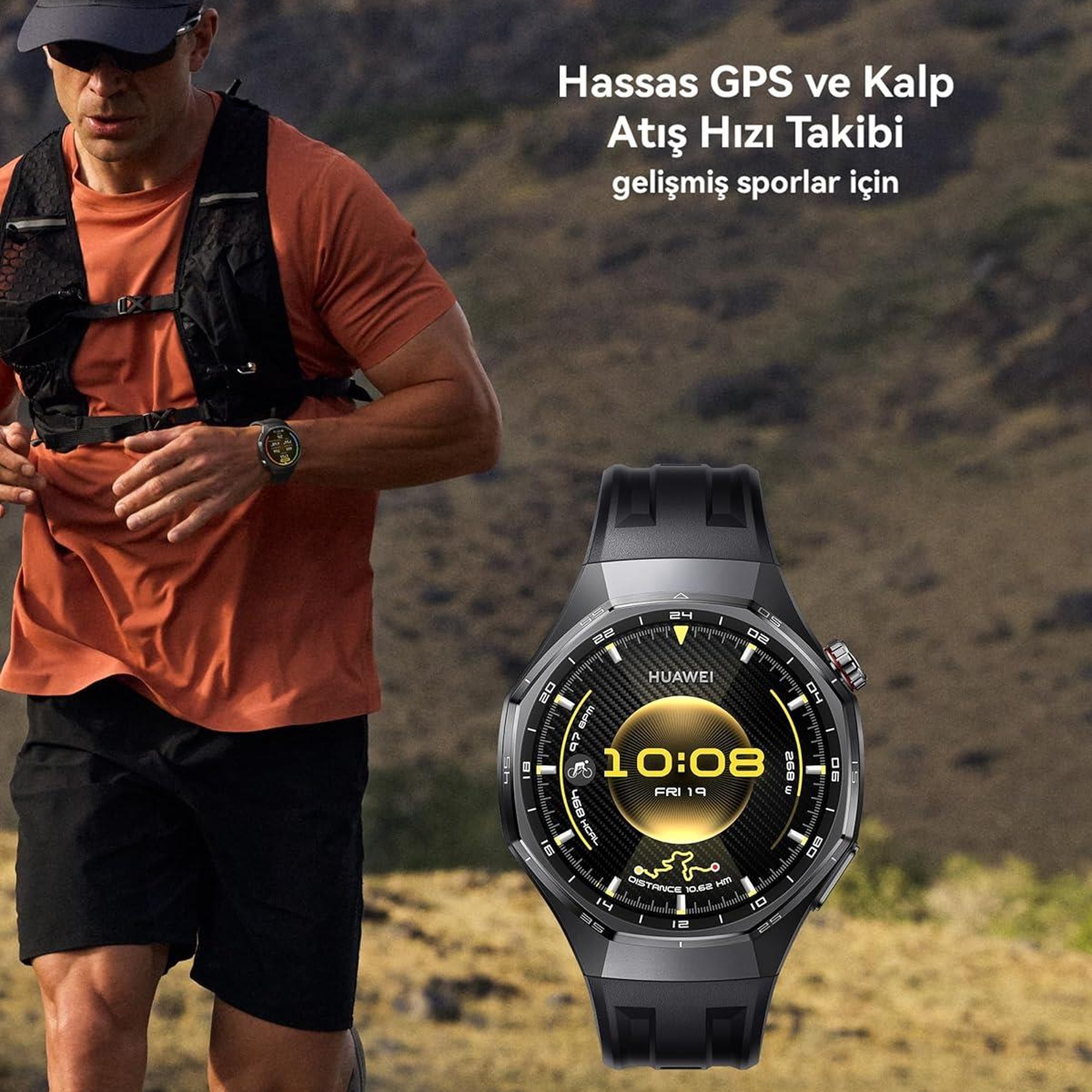 Huawei Watch GT 6 Pro 46 MM - Siyah Atum B29F