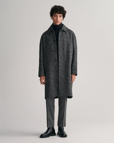  GANT Erkek Siyah Regular Fit Boğazlı Yaka Kazak