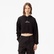 Les Benjamins Crop 007 Kadın Siyah Sweatshirt