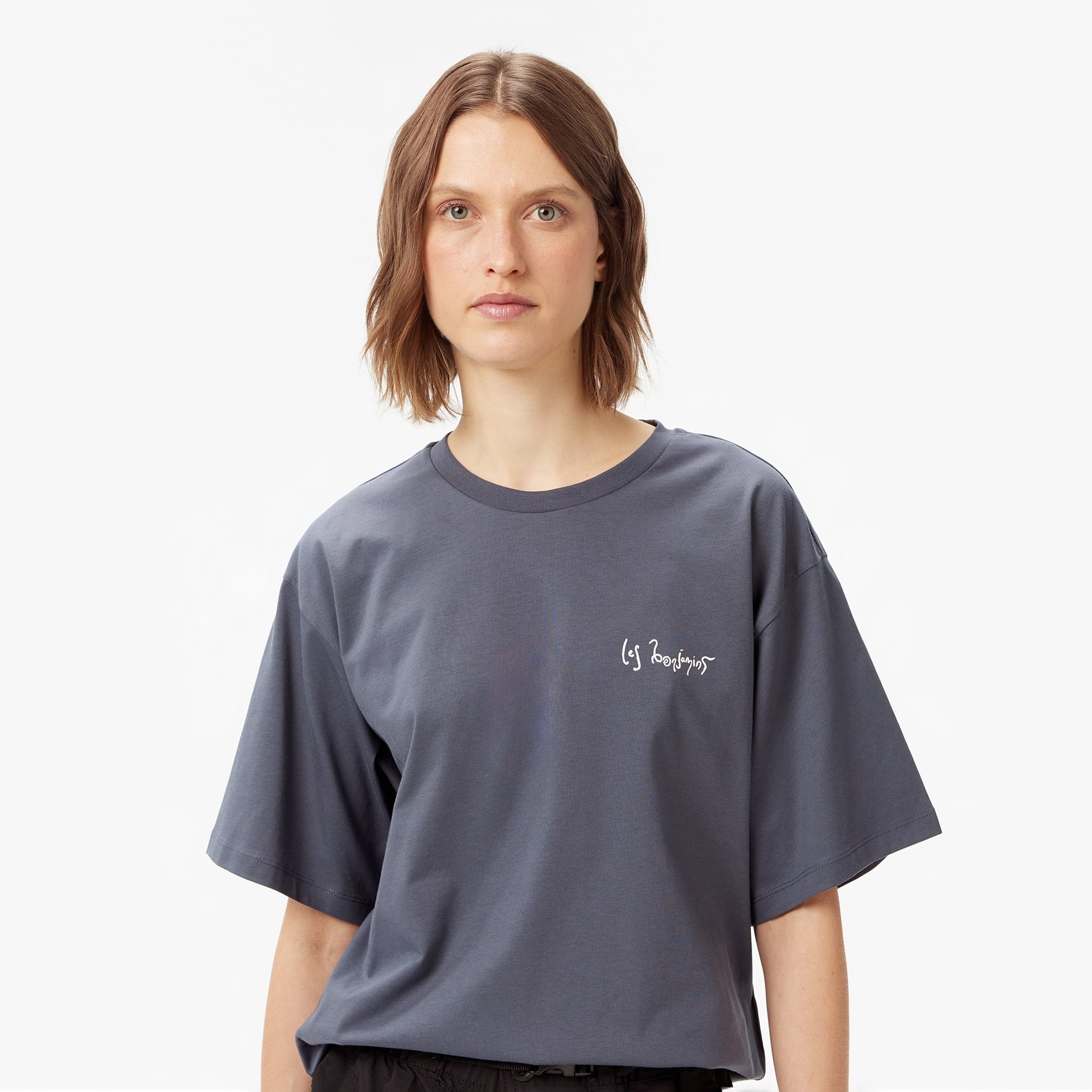 Les Benjamins Boxed 009 Kadın Mavi T-Shirt