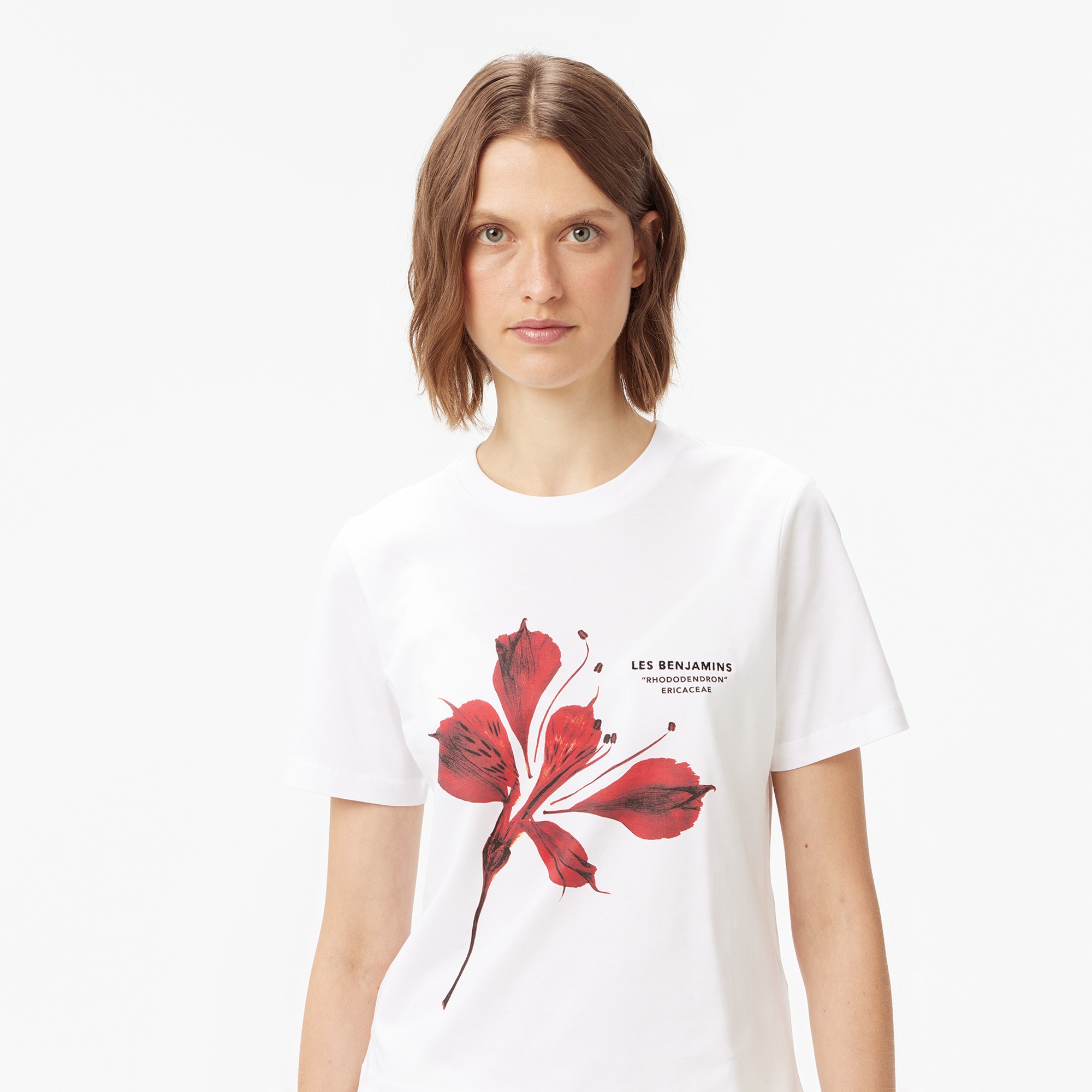 Les Benjamins Regular 012 Kadın Beyaz T-Shirt