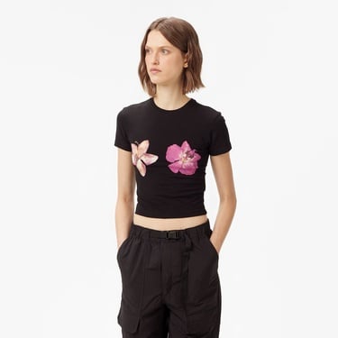  Les Benjamins Fitted 016 Kadın Siyah T-Shirt