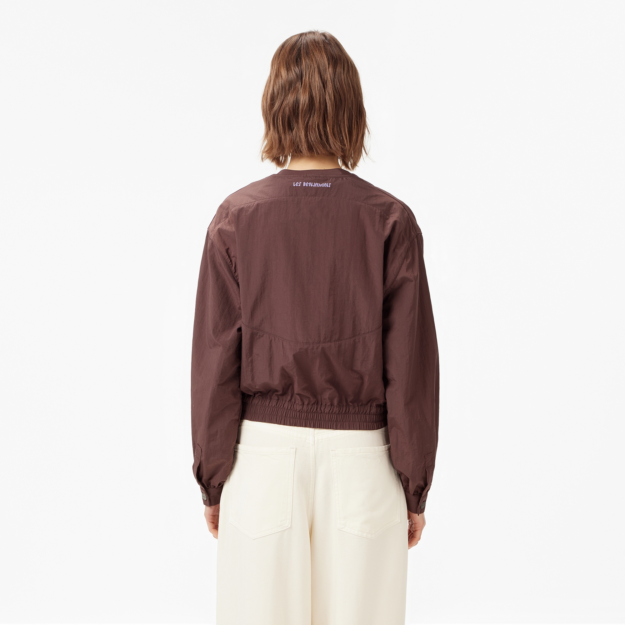 Les Benjamins Bomber 001 Kadın Kahverengi Ceket