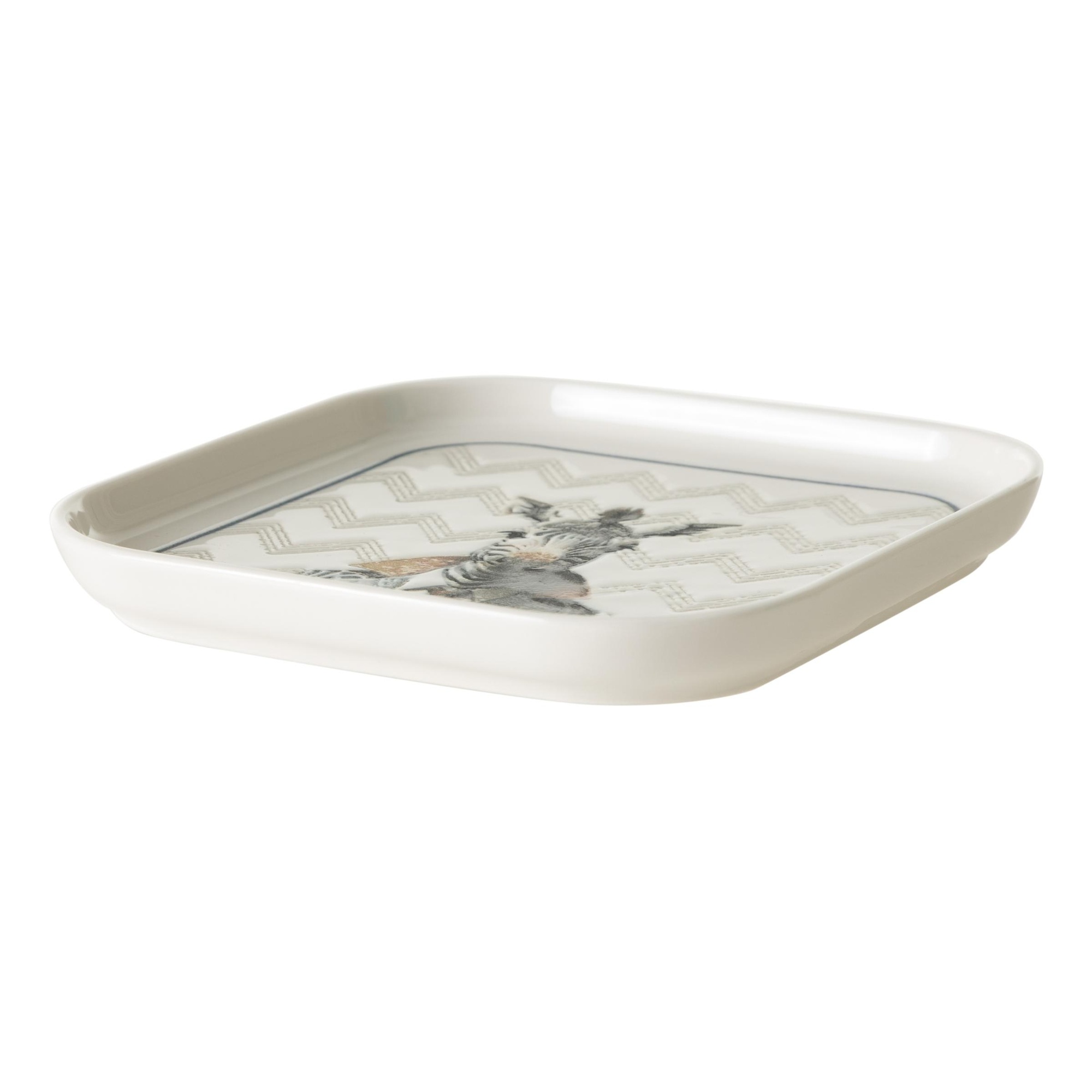 ICONIC KARE TABAK 17CM-ZEBRA