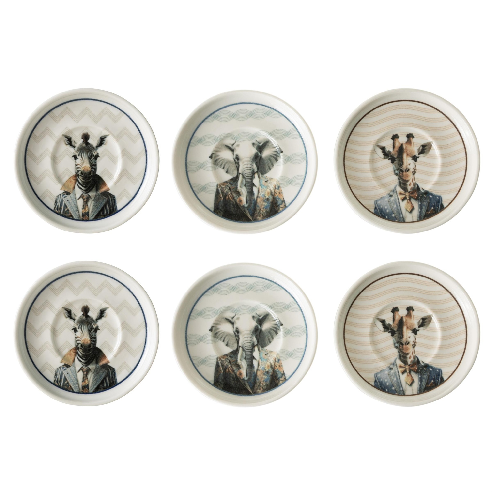 ICONIC ÇAY TABAĞI SETİ-6LI