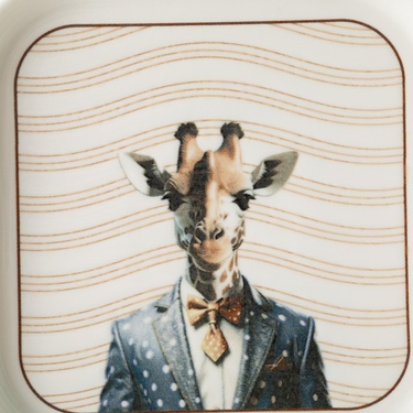  ICONIC KARE TABAK 17CM-GIRAFFE