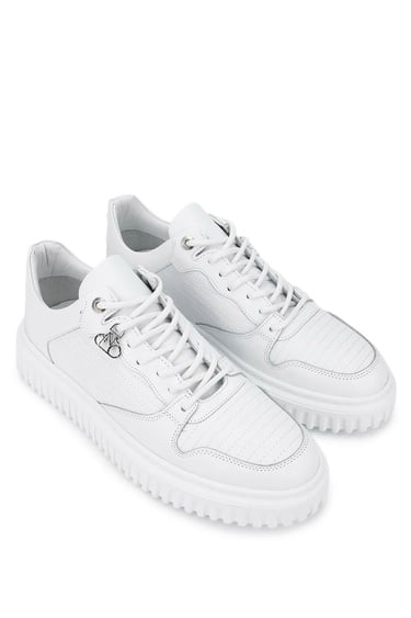  Tamer Tanca Erkek Hakiki Deri Beyaz Sneakers & Spor Ayakkabı