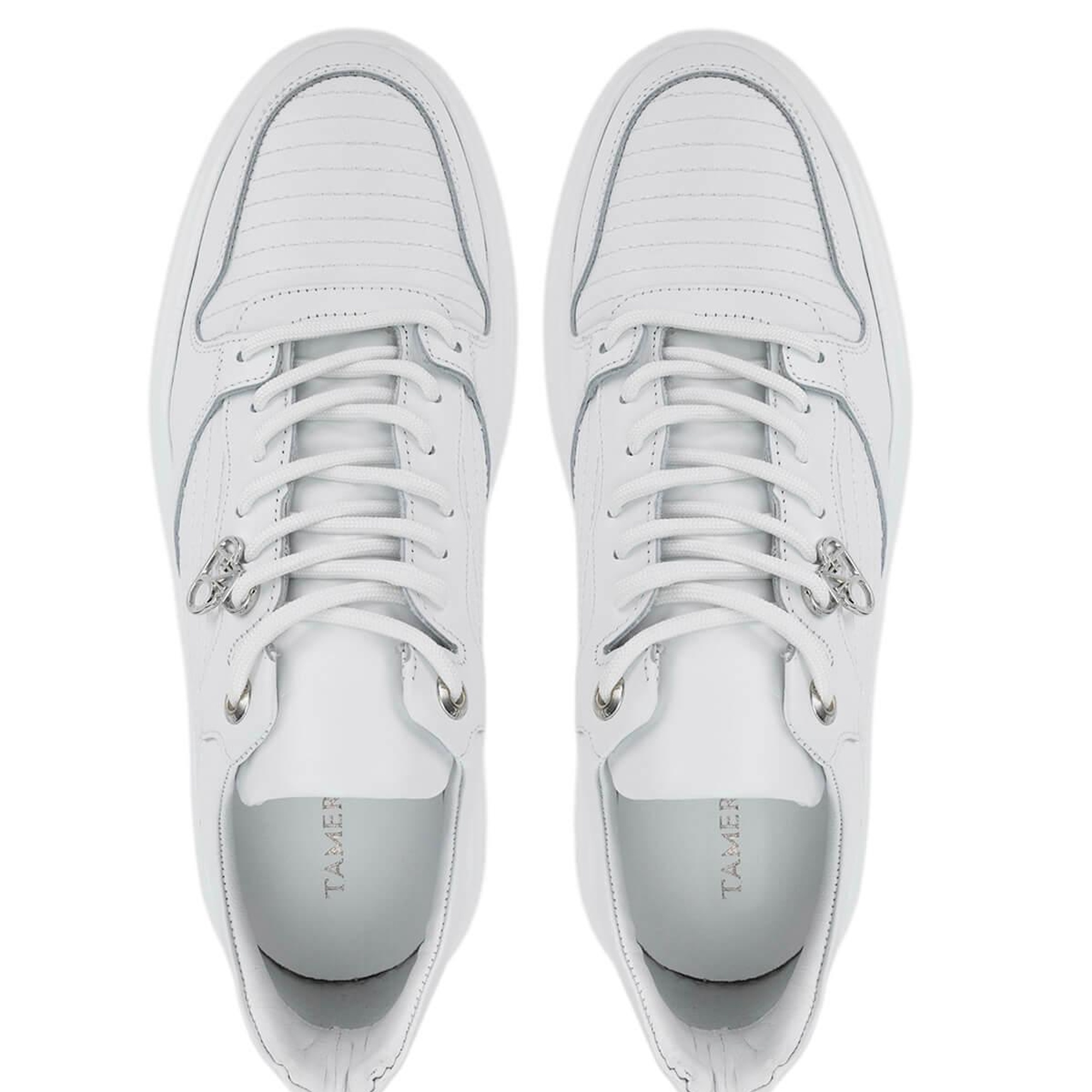 Tamer Tanca Erkek Hakiki Deri Beyaz Sneakers & Spor Ayakkabı