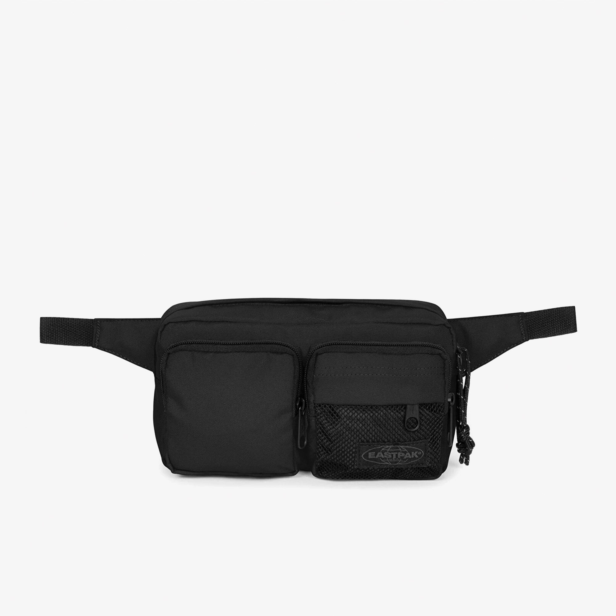  Eatspak Double Crossbody Siyah Bel Çantası