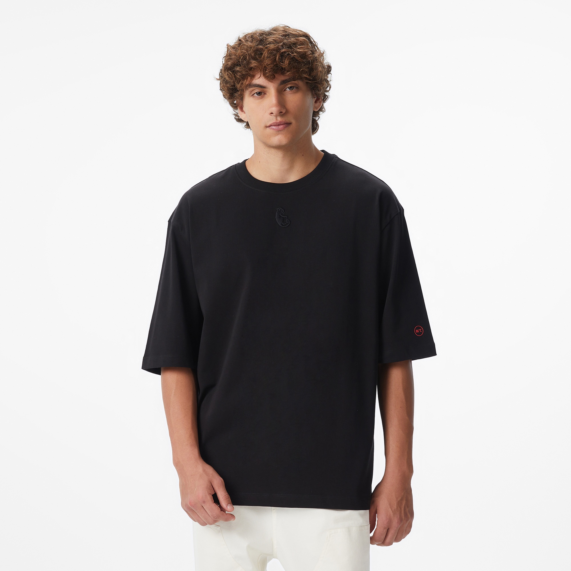 UNITED4 x Monkey Project Dj Unisex Siyah T-Shirt