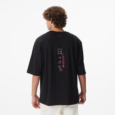  UNITED4 x Monkey Project Dj Unisex Siyah T-Shirt