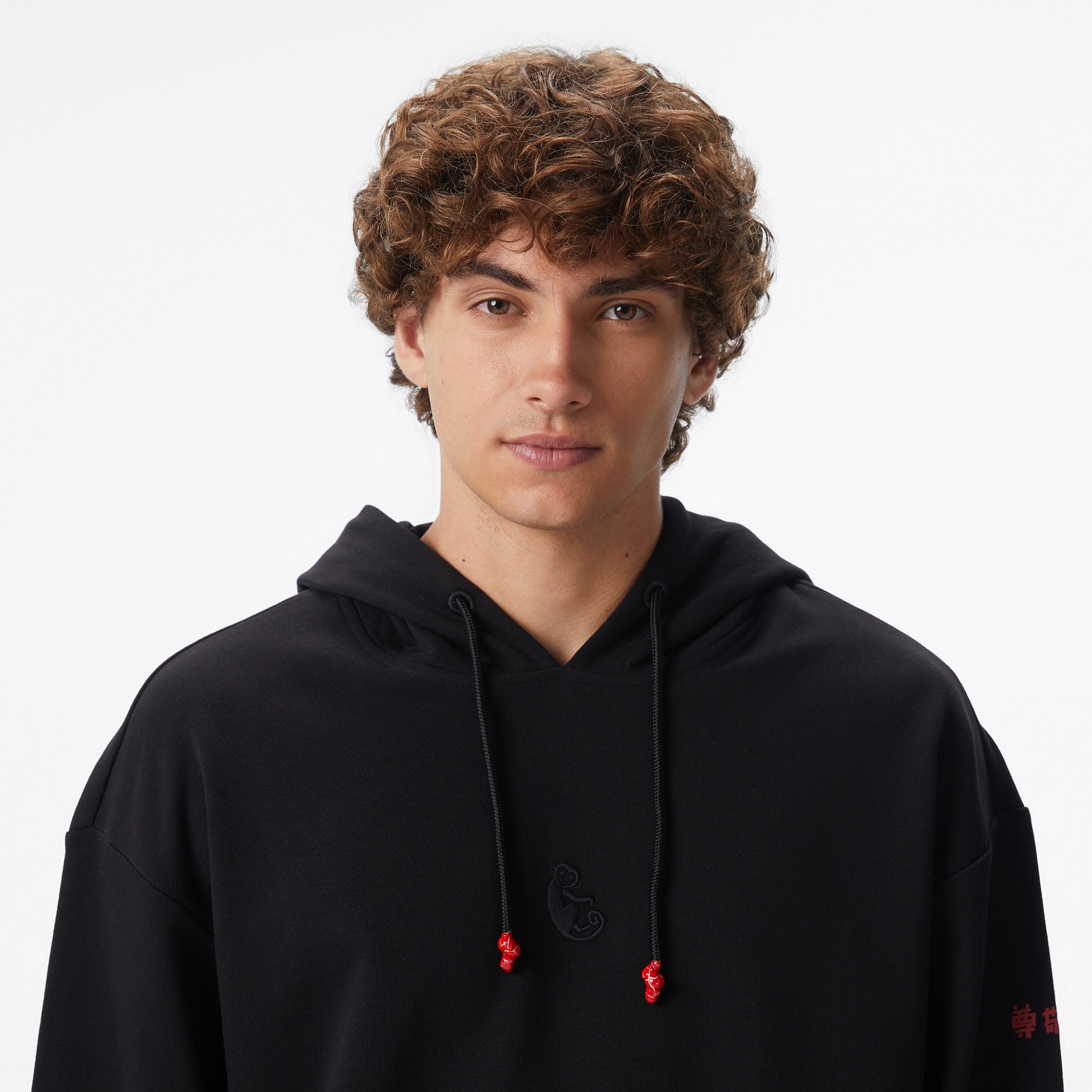 UNITED4 x Monkey Project 7 Rules Unisex Siyah Sweatshirt