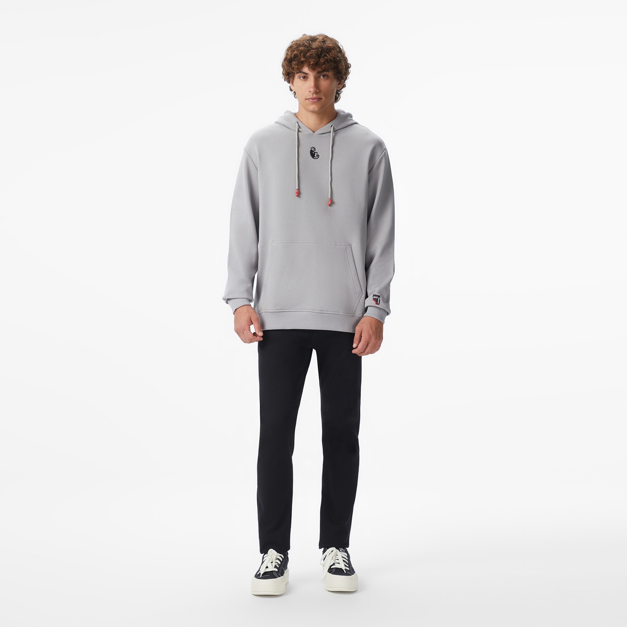 UNITED4 x Monkey Project We Are Family Unisex Gri Sweatshirt