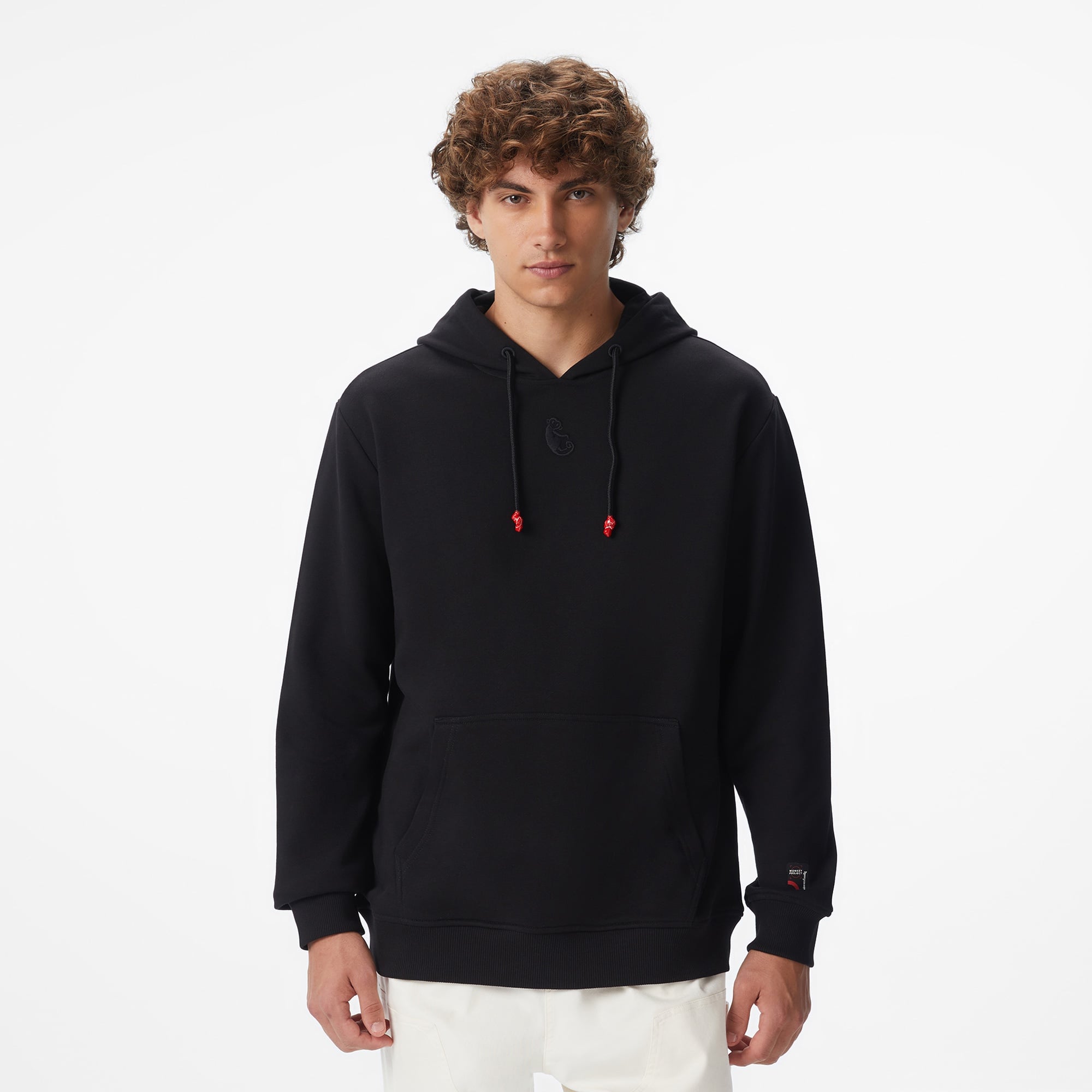 UNITED4 x Monkey Project We Are Family Unisex Siyah Sweatshirt