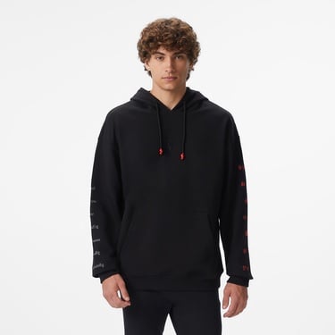  UNITED4 x Monkey Project 7 Rules Unisex Siyah Sweatshirt