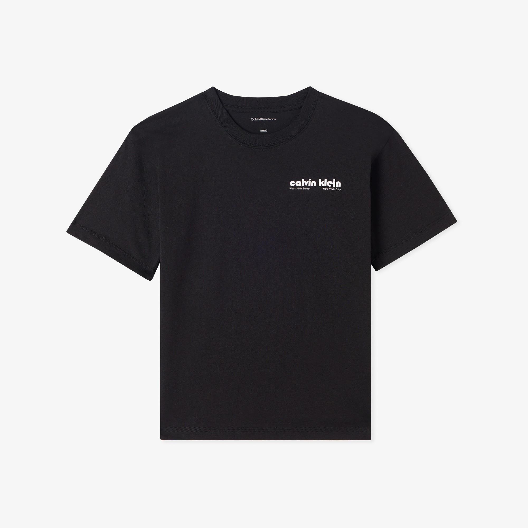 Calvin Klein Backprint Relaxed Çocuk Siyah T-Shirt