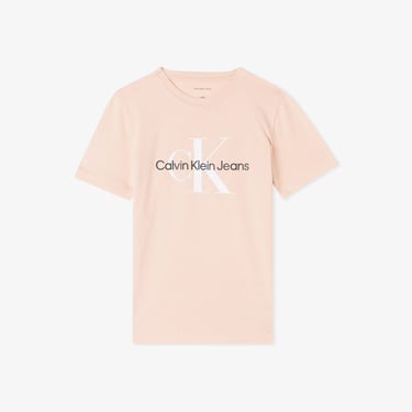  Calvin Klein Monogram Çocuk Pembe T-Shirt