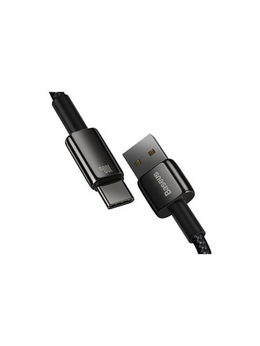  Baseus Tungsten Gold Hızlı Şarj Data Kablosu USB to Type-C 100W 1m Siyah CAWJ000001