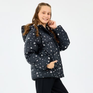  Skechers Sherpa Çocuk Siyah Mont