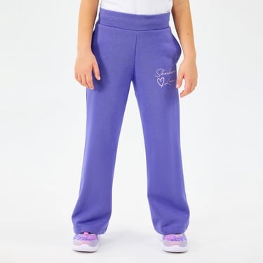  Skechers Lw Fleece Çocuk Mor Eşofman Altı