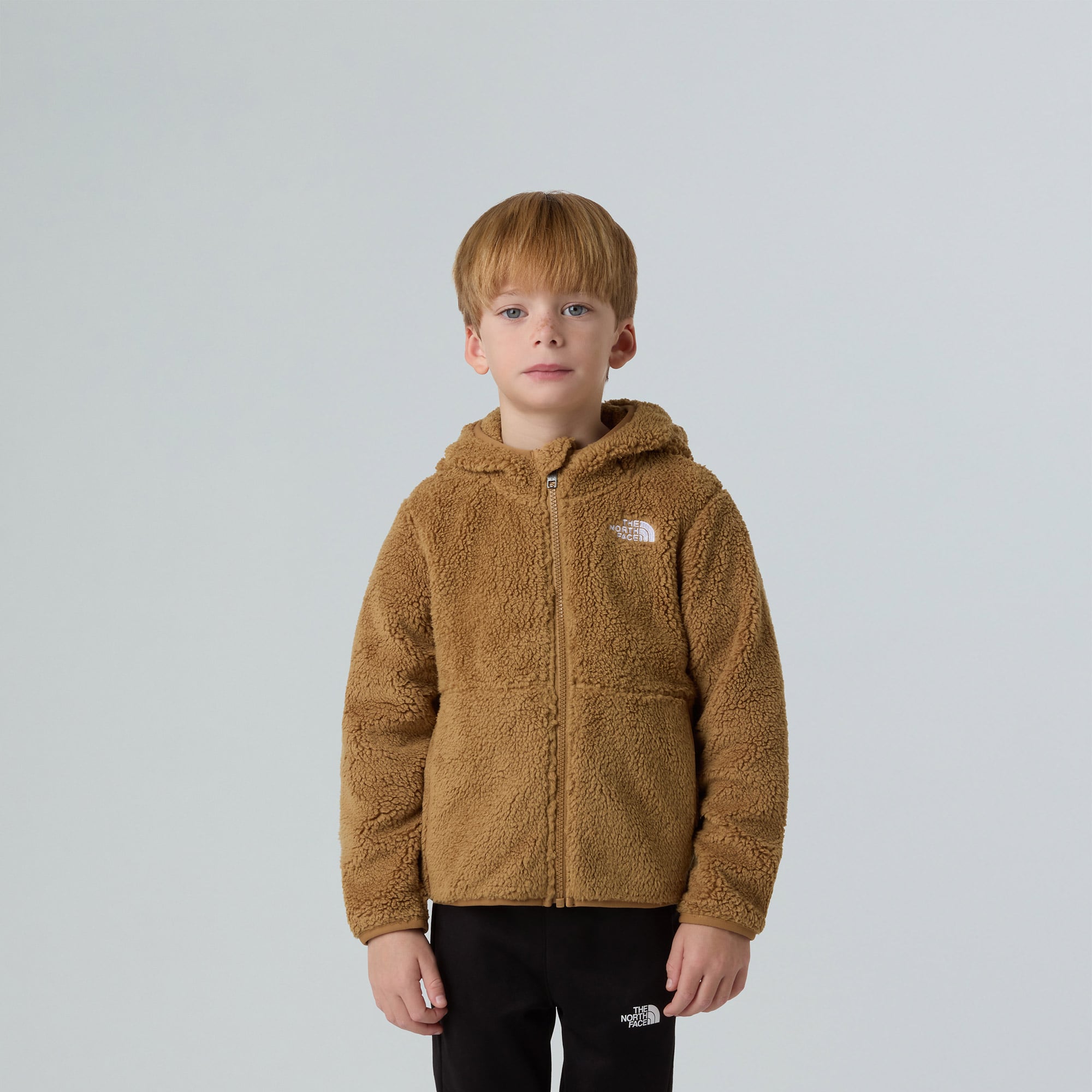  The North Face Campshire Fermuarlı Çocuk Kahverengi Ceket