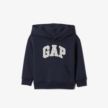  Gap V-Logo Bebek Lacivert Kapüşonlu Sweatshirt