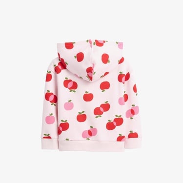  Gap V-Logo Fermuarlı Çocuk Pembe Sweatshirt