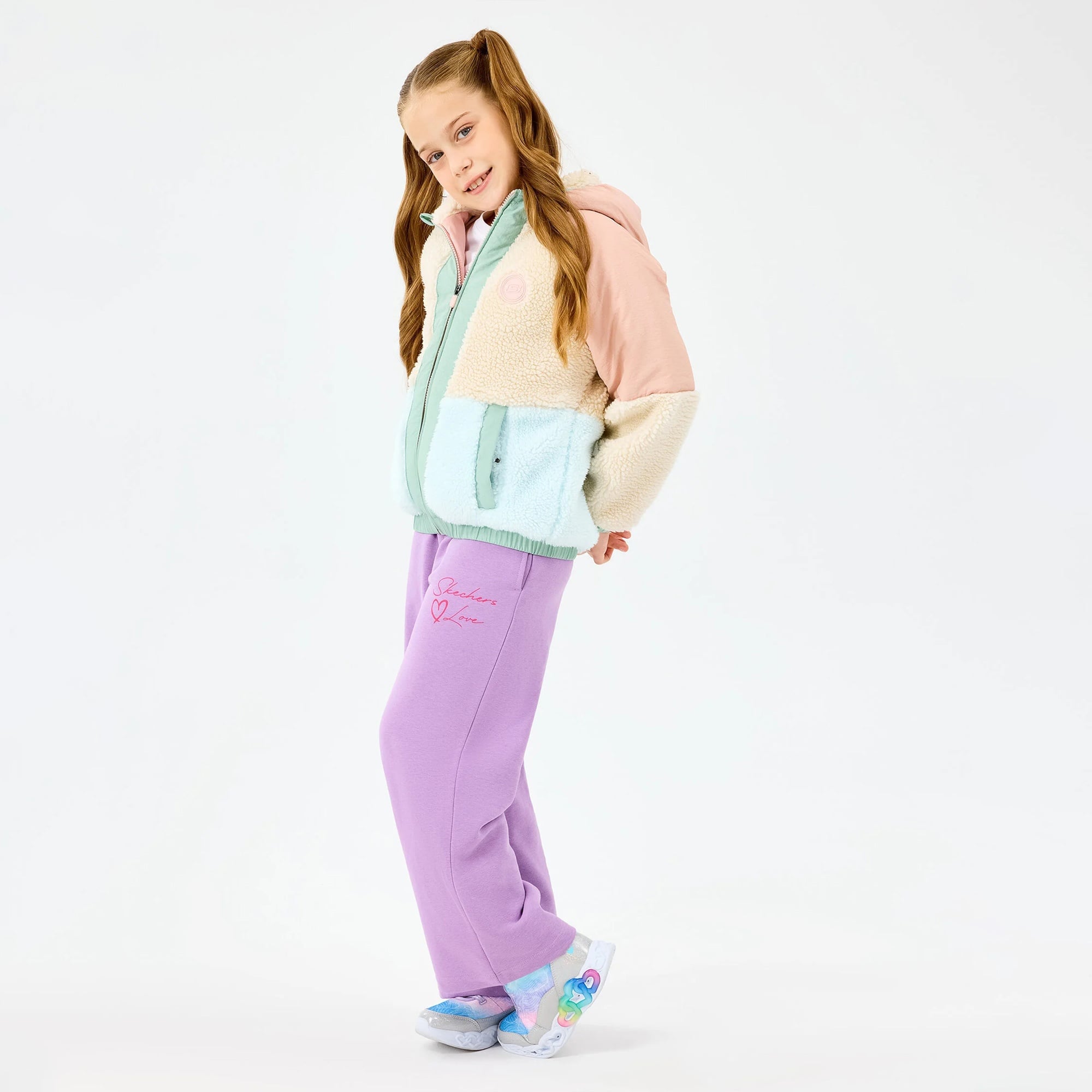 Skechers Sherpa Çocuk Pembe Mont