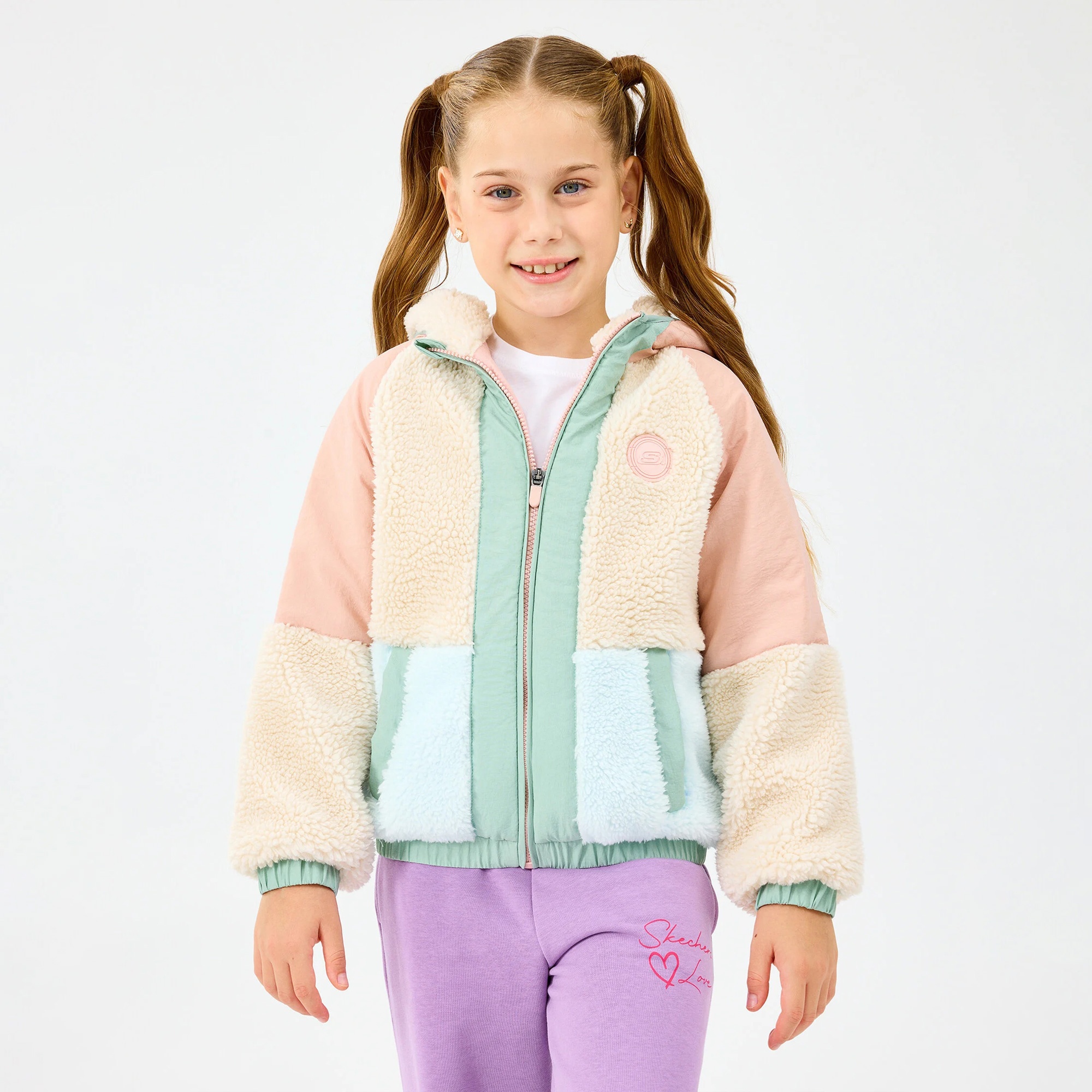 Skechers Sherpa Çocuk Pembe Mont