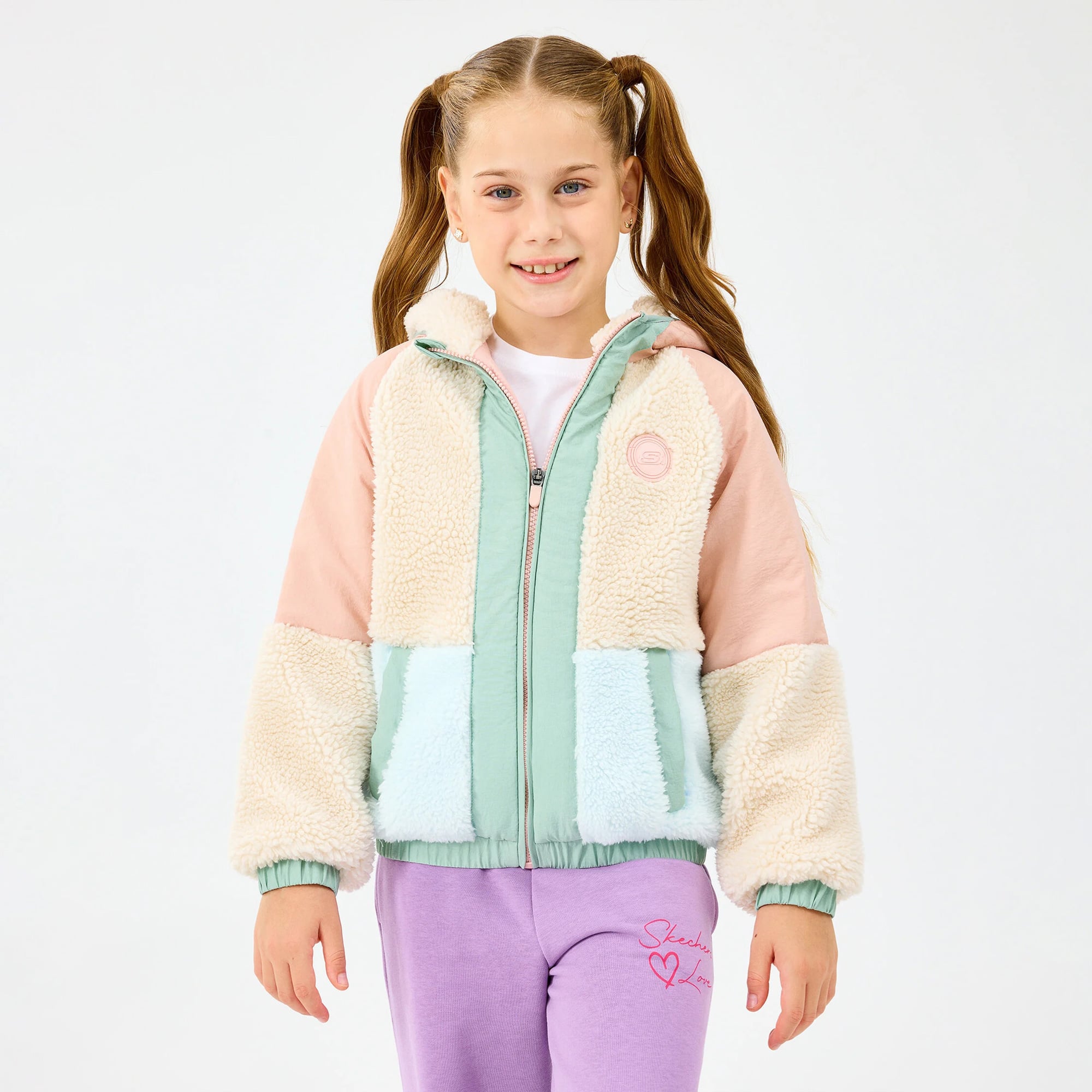  Skechers Sherpa Çocuk Pembe Mont