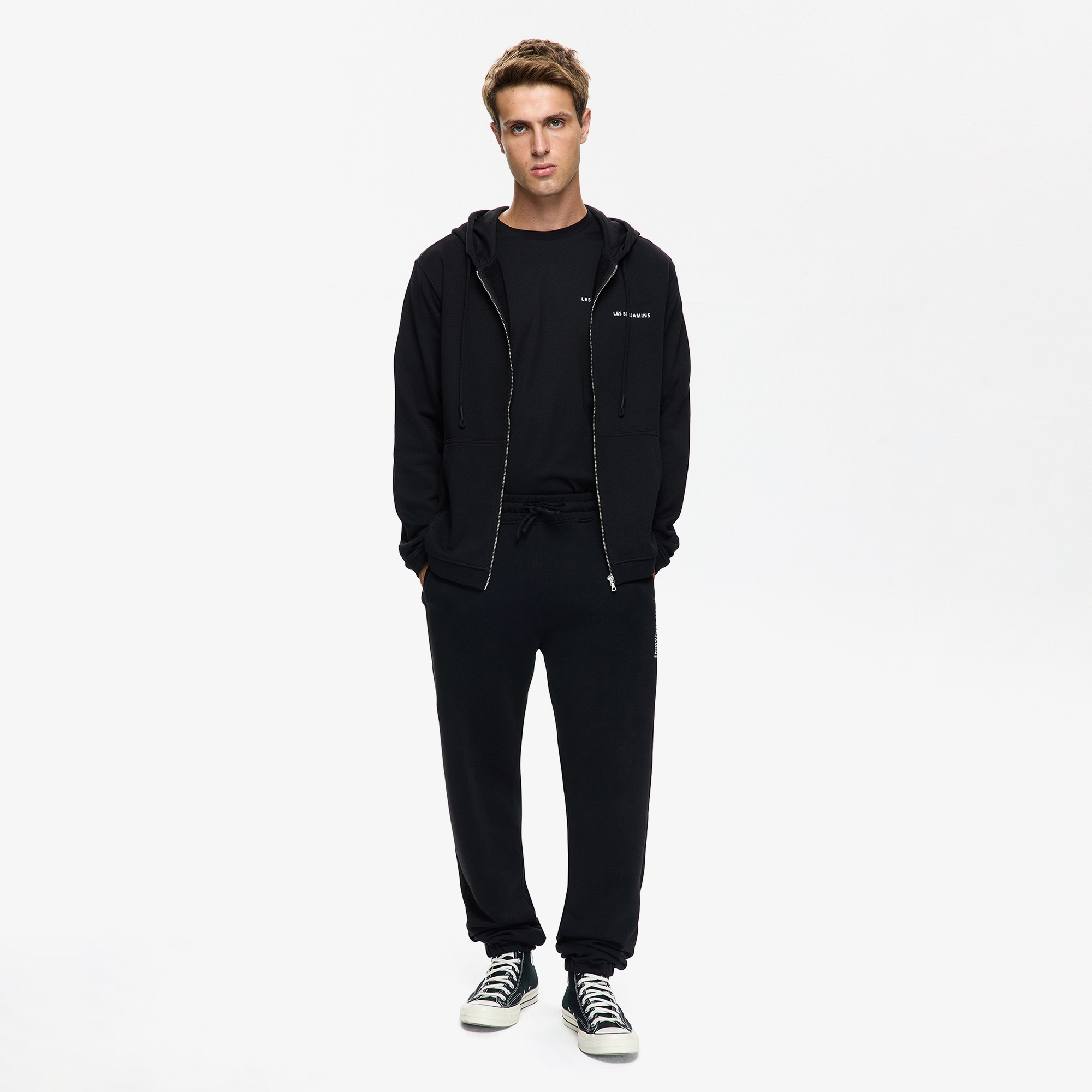 Les Benjamins Erkek Siyah Eşofman Altı