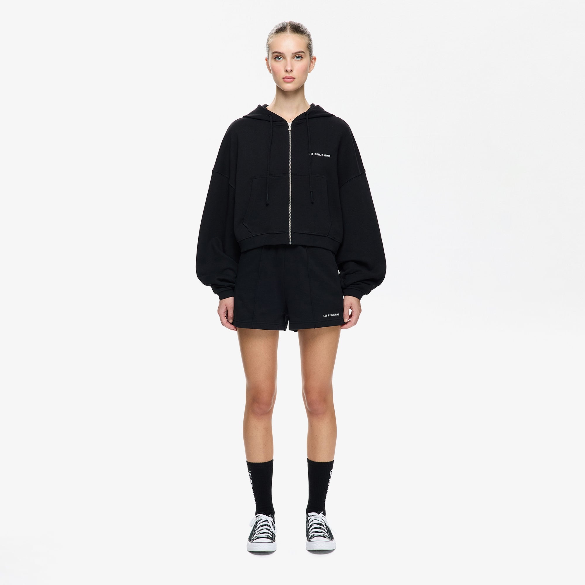 Les Benjamins Kadın Siyah Sweatshirt