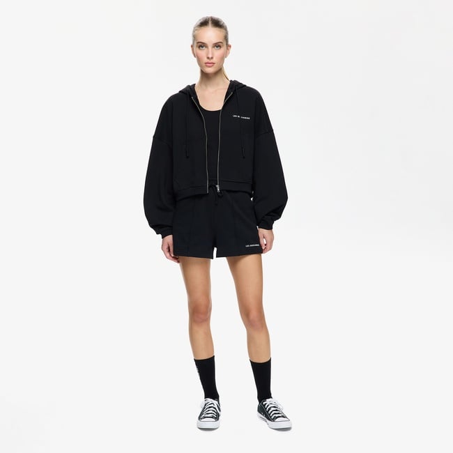  Les Benjamins Kadın Siyah Sweatshirt