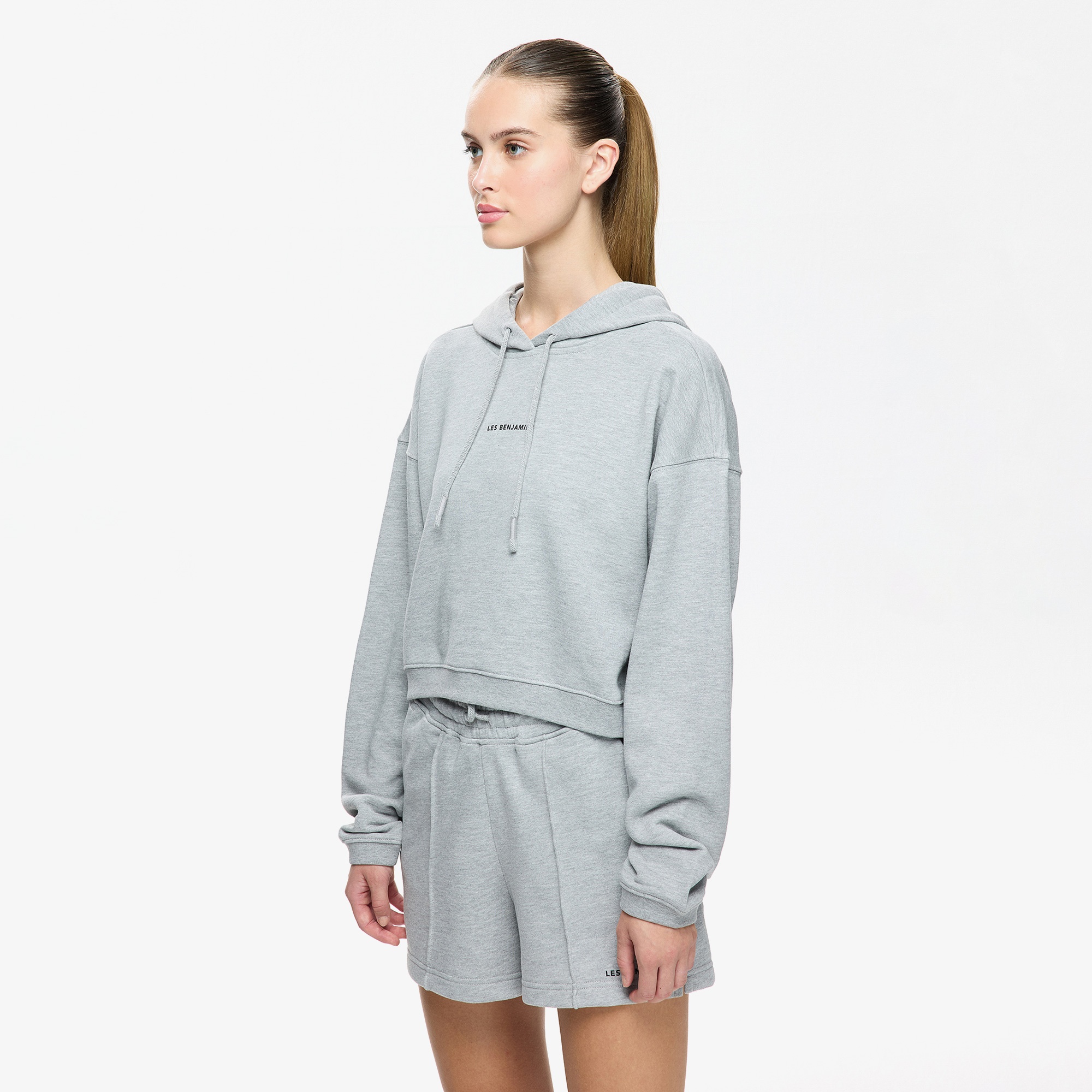 Les Benjamins Kadın Gri Sweatshirt