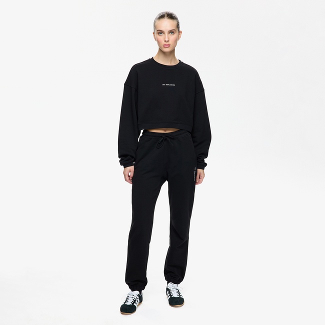  Les Benjamins Kadın Siyah Sweatshirt