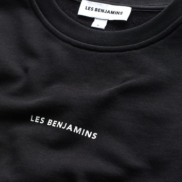  Les Benjamins Kadın Siyah Sweatshirt