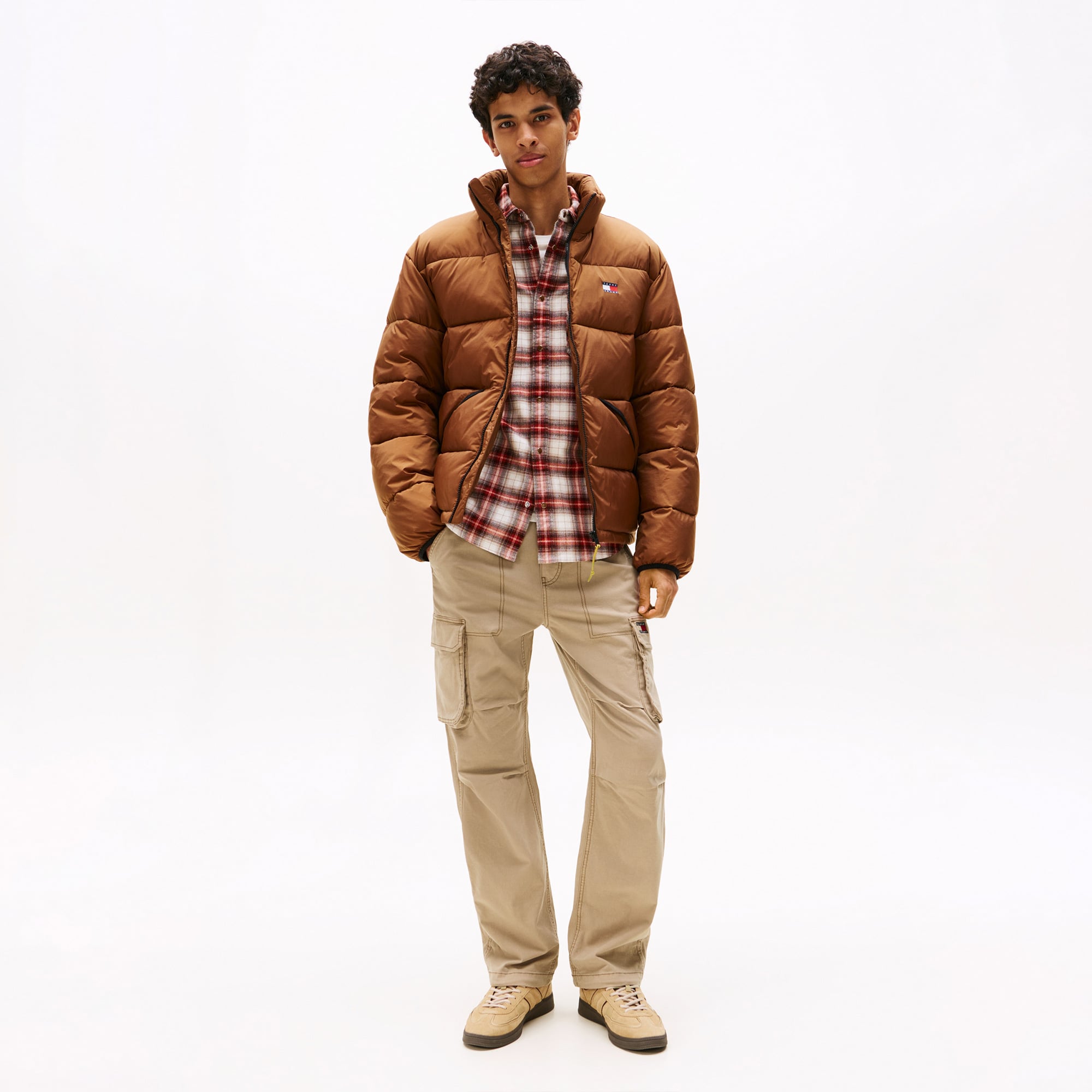  Tommy Hilfiger Otis H-Bone Kargo Erkek Kahverengi Pantolon