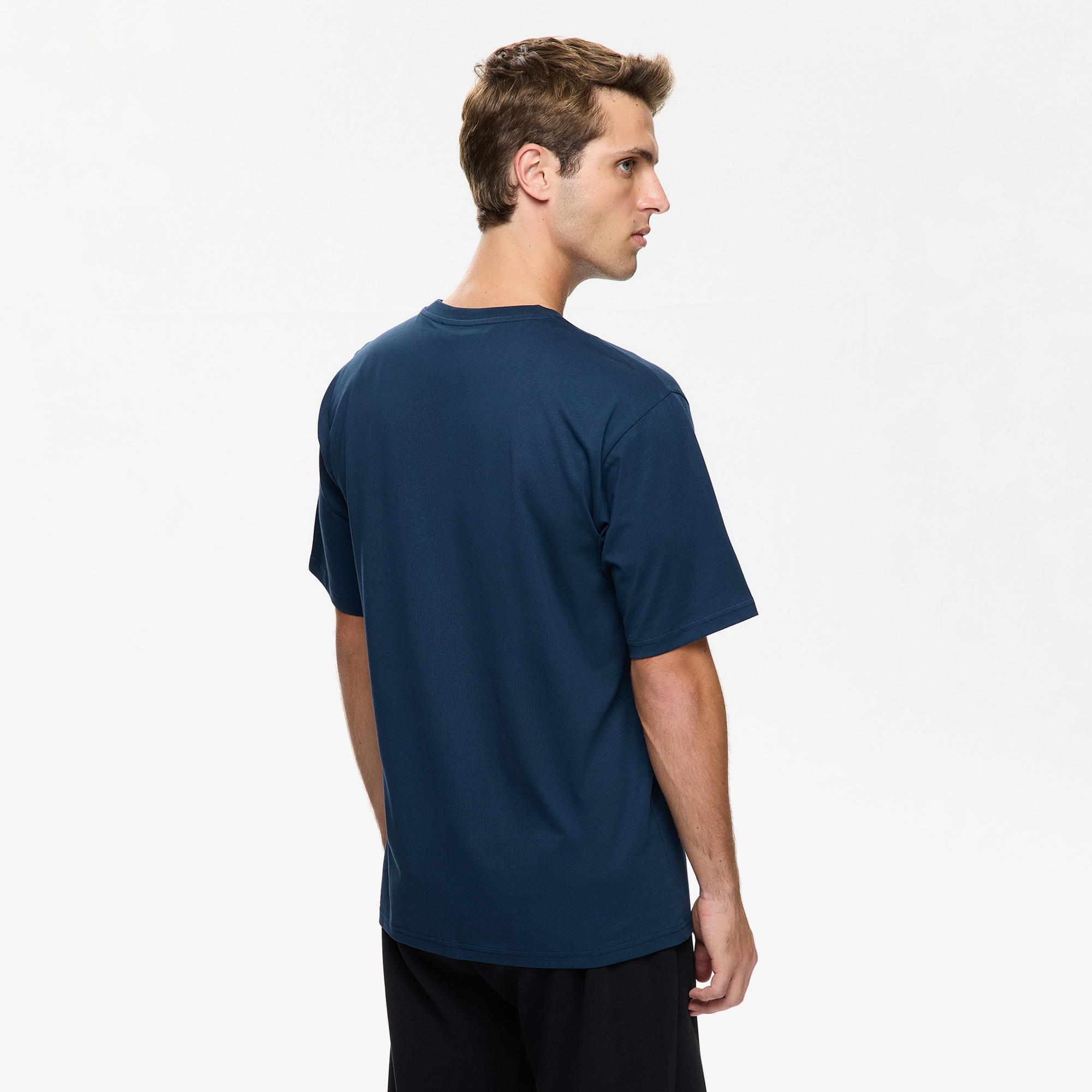 Les Benjamins Erkek Mavi T-Shirt